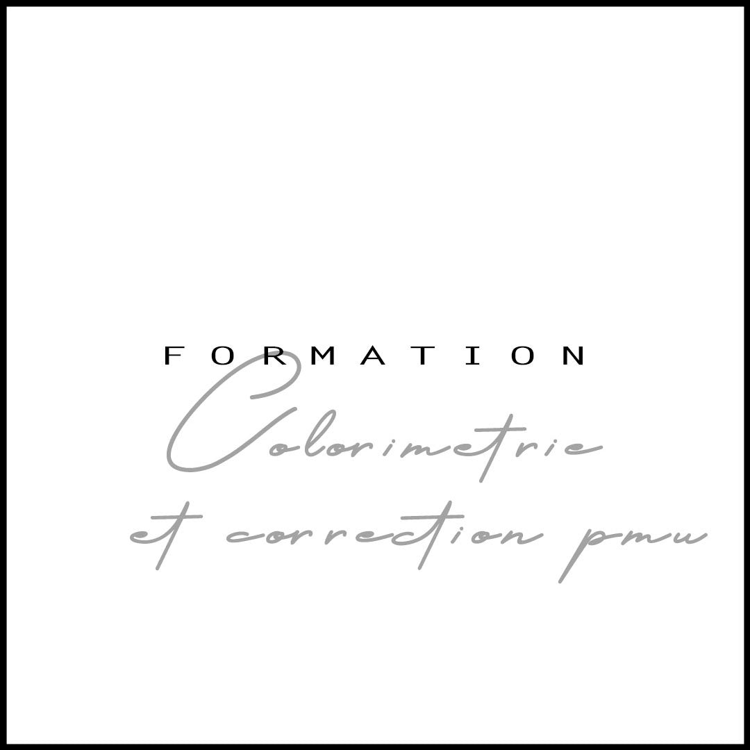 Acompte formation Colorimétrie & correction PMU